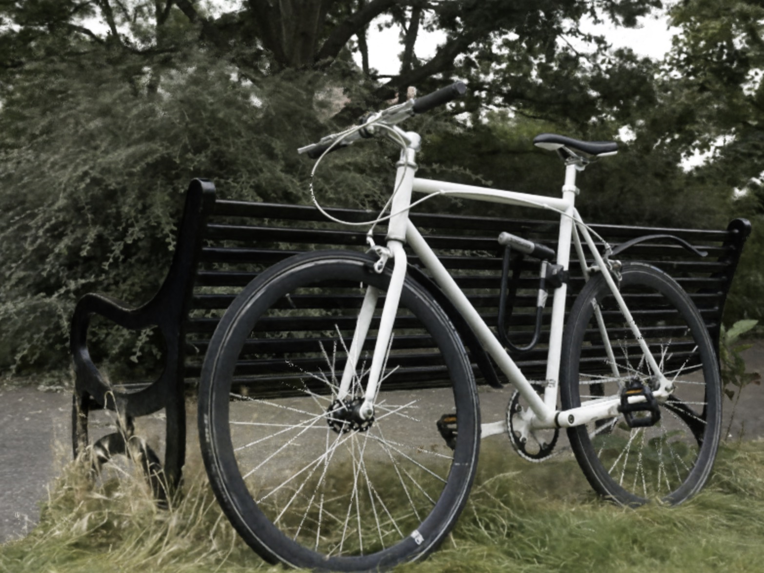 3D Gaussian Splatting bicycle scene